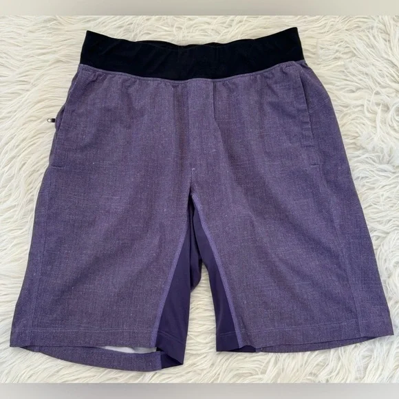 Men’s Lululemon‎ Heathered Purple Lightweight Shorts Size Small