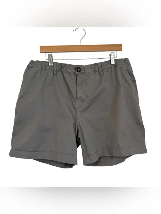 Chubbies Mens The Khakinators 5.5” Shorts Size XXL Khaki Gray Elastic Waist