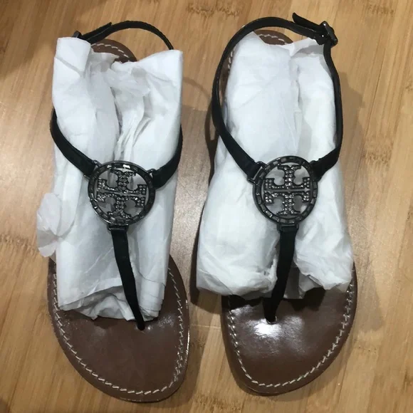 Tory Burch Violet Leather Sandals