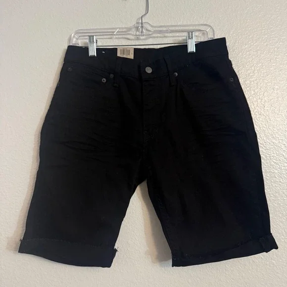NWT Levis 511 Slim Shorts Black Stretch Denim WaterLess 36555-0295 Men's Size 31