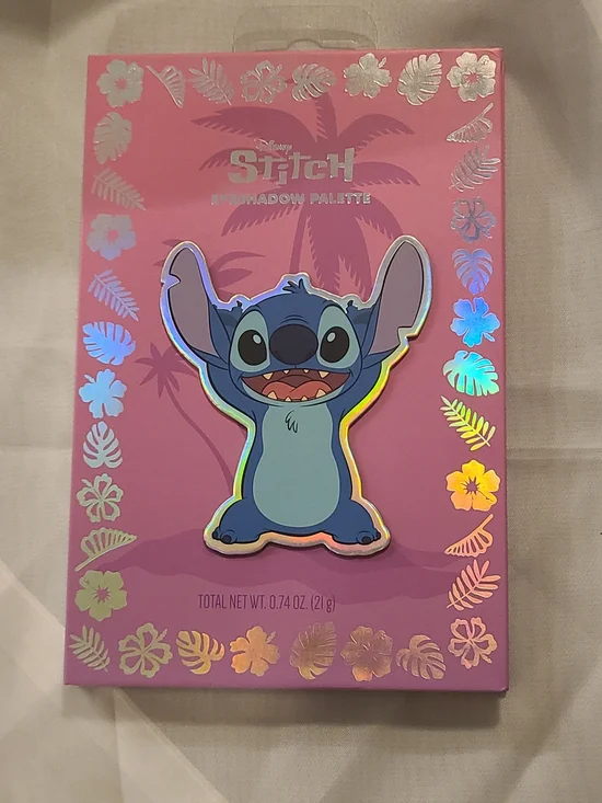 TASTE Beauty, Disney Stitch Pink Tropical Eyeshadow Palette, 12 Shades