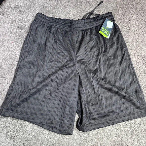 NEW DSG Men's Asphalt Pockless Mesh Gym Shorts 10