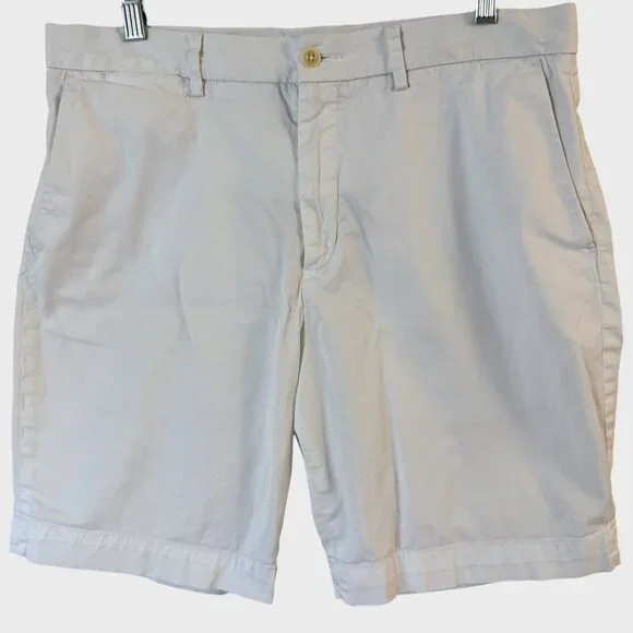 Polo Ralph Lauren Chino Short White Men's 33 Stretch Classic-Fit Preppy Vacation