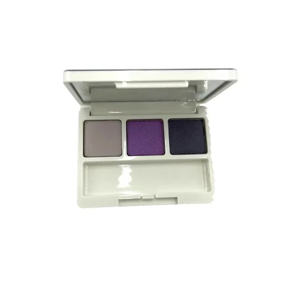 Clinique All About EyeShadow Trio 33 Graphite 5K Pearly Pink 17 Seashell x 3