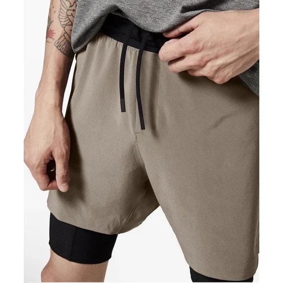 Lululemon Lab Men's Diffract Run Shorts Lined - Medium