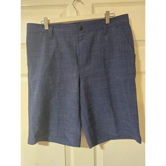 G.H.Bass & Co Shorts Men's Size 33 × 10  Hunter Green Quick Dry Navy‎ Blue