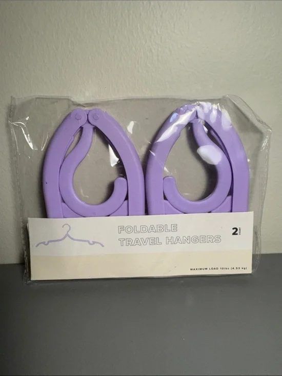 Foldable Travel Hangers - Lavender