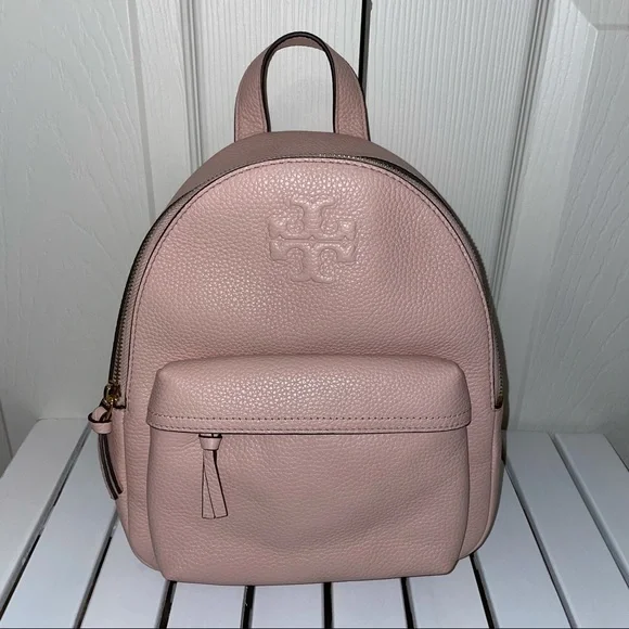 Thea mini backpack pink quartz Tory Burch