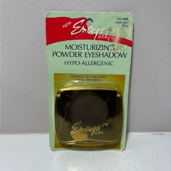 Emerge Midnight Blue Moisturizing Powder Eyeshadow Talc