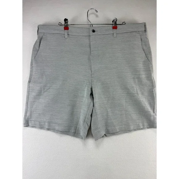 Callaway Golf Shorts Mens 40 Gray Heather Stretch Performance Flat Front