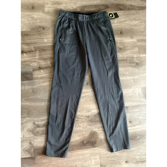 NWT Athletic Works Mens‎ Gray Mid Rise Stretch Sweatpan Size M (32-34)