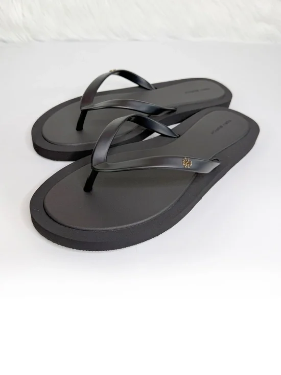 Tory Burch Women's Kira Padded Flip Flop - Black