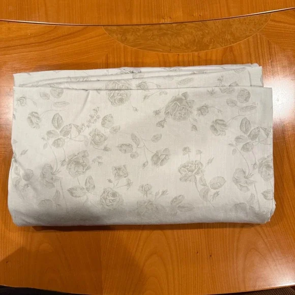 Calvin Klein Home Queen Duvet Cover Antique Rose‎ Sateen Damask with 2 shams