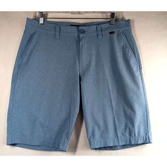 Travis Mathew Mens 32x9 Shorts Performance‎ Golf Chino Stretch Blue