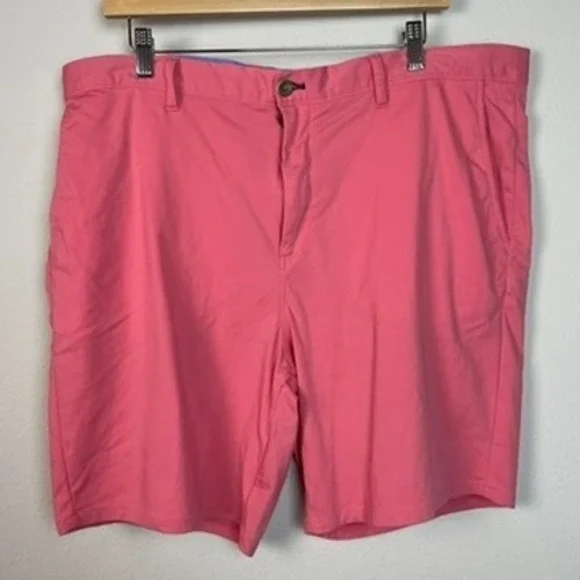 Johnnie-O Men's‎ Orange Performance Shorts Casual Athletic Golf Size 40
