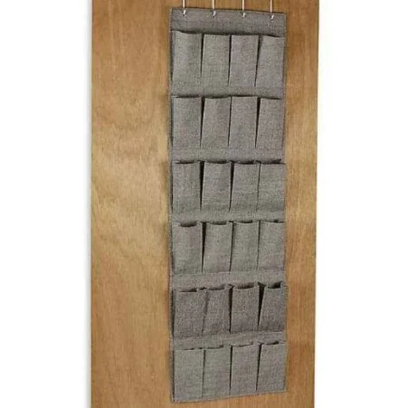The Arrow Weave 24-Pocket Over-the-Door Shoe Organizer