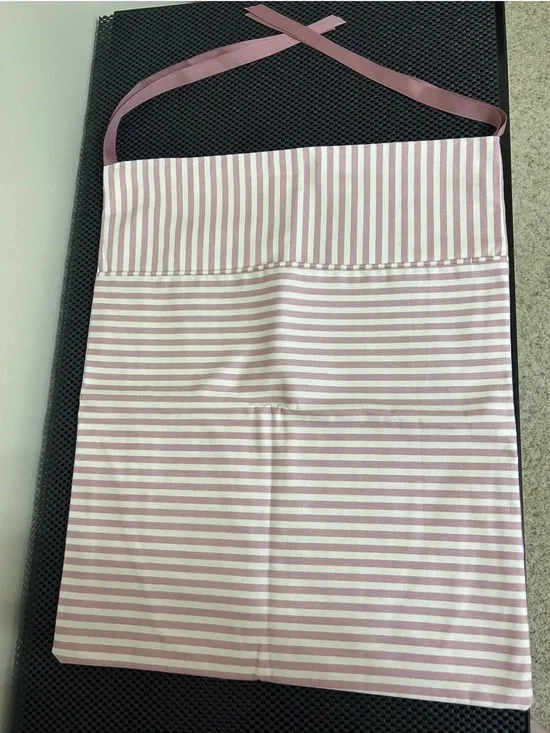 Striped Pink Closet Hanging Organizer Pocket