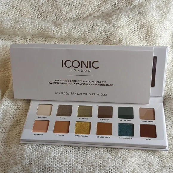 ICONIC London Beachside Babe Eyeshadow Palette, 12x 0.65g/0.27oz