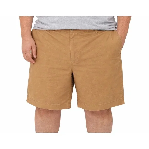 Polo Ralph Lauren Men 42 Tan Khaki Stretch Classic Fit Chino Shorts Cotton Twill
