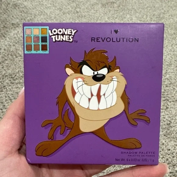 Revolution Looney Tunes Shadow Palette - Purple and Brown