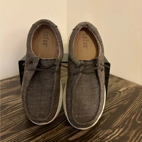 Crevo Brown Boys U.S. Size 3 Slip-On Casual Shoe