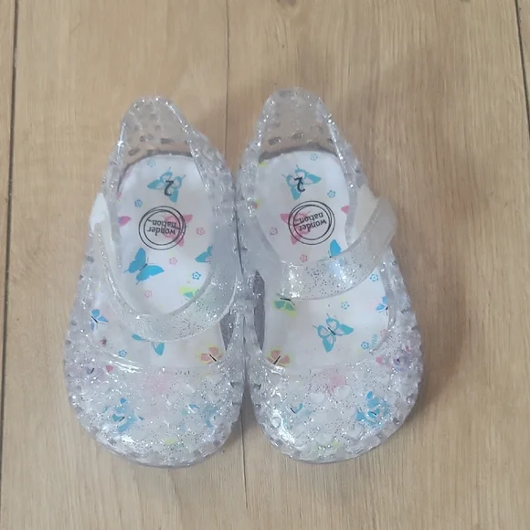 Wonder Nation Sparkling Clear Dress Shoes