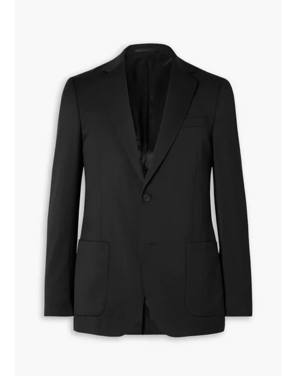 NWT Mr P. Men's Slim-fit wool-twill suit jacket Size 36