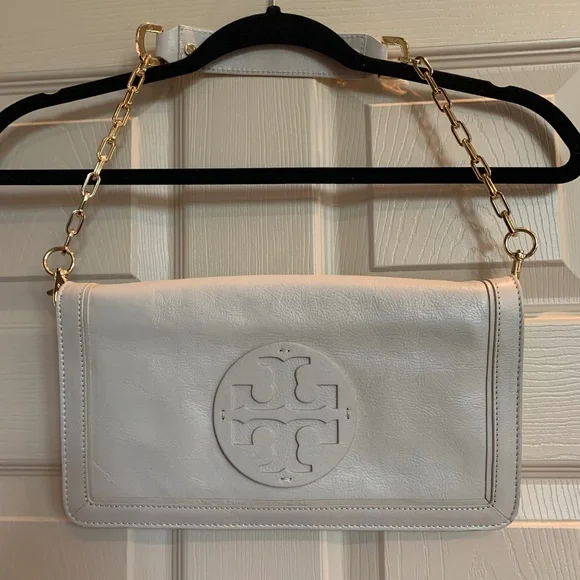 Tory Burch Beige Leather Handbag