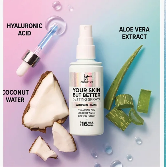 IT Cosmetics Your Skin But Better Setting Spray+, 3.4-oz. Sealed