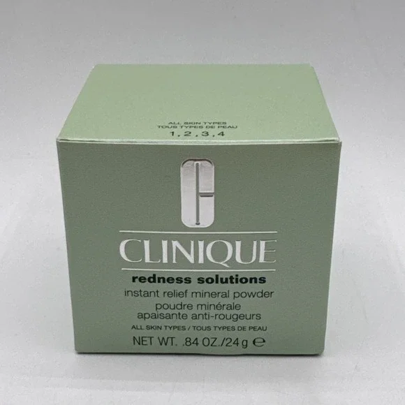 Clinique Redness Solutions Instant Relief Mineral Loose Powder .84 oz. Sealed