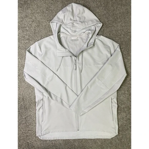 Truwear Expedition Performance Fabric Jacket Light Grey Size 3XL Static Branding