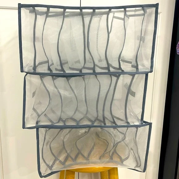 MESH DIVIDERS SET OF 3 FOR DRESSER DRAWERS & CLOTHING ORGANIZATION
