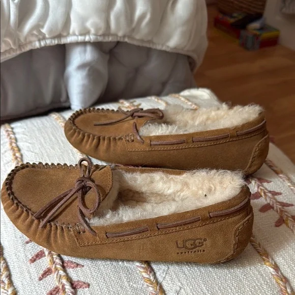 UGG Brown Moccasin Slippers- CLOSET CLEAR OUT