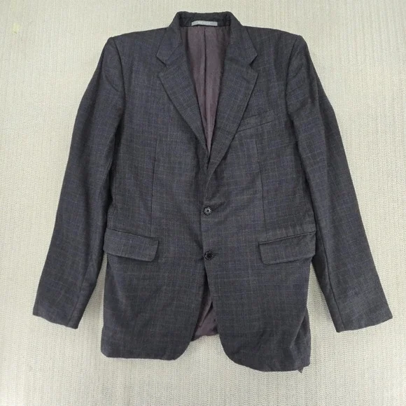 Hickey Freeman Blazer Mens 44 Gray Check Loro Piana Wool Suit Jacket Nordstrom