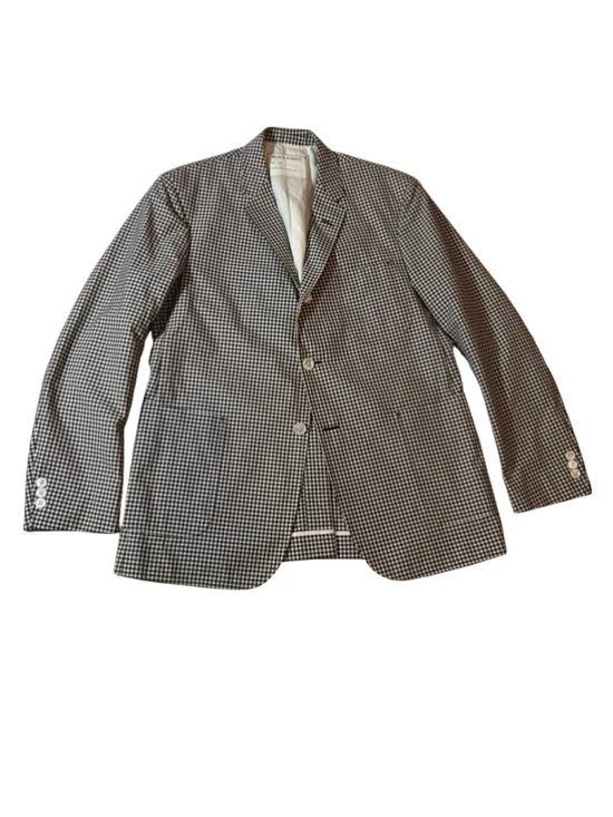 Brooks Brothers Black Fleece Thom Browne Gingham Cotton Silk Blazer BB2