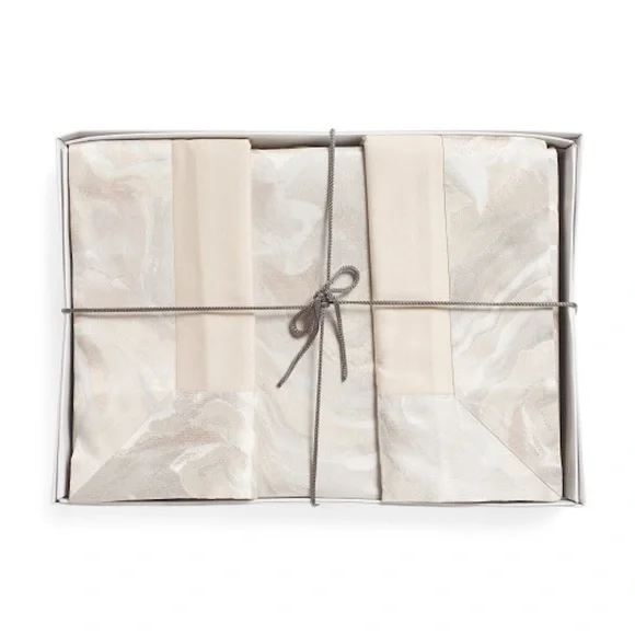 La Perla King Duvet Cover Shams 3 Piece Set