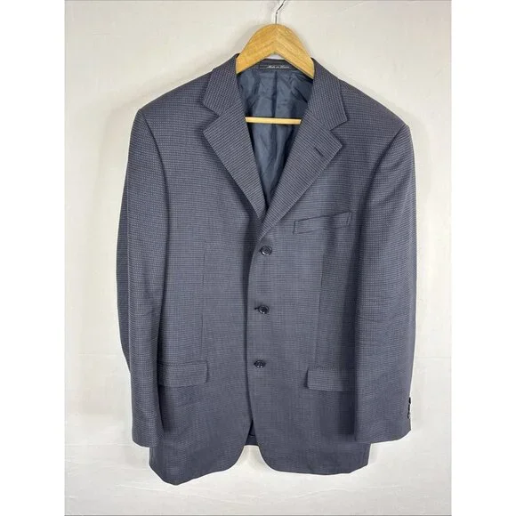 Ermenegildo Zegna X Henry Singer Soft Wool Blazer Sport Coat Spain EU 52 US‎ 42R
