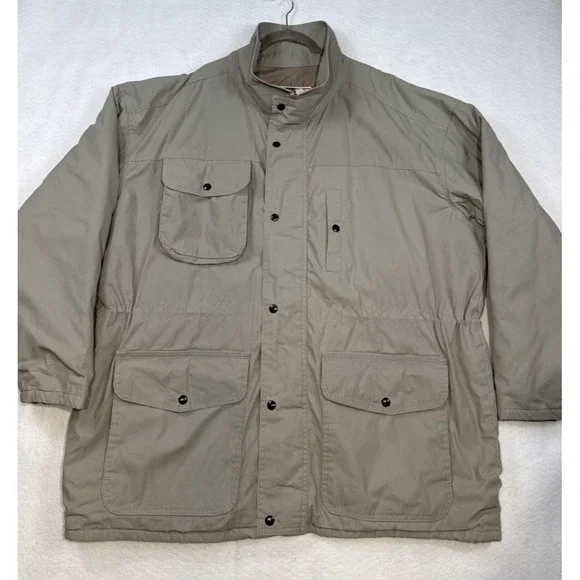 Walls Mountain Jacket Men's XL Beige Thinsulate Insulated USA Made Vintage Work