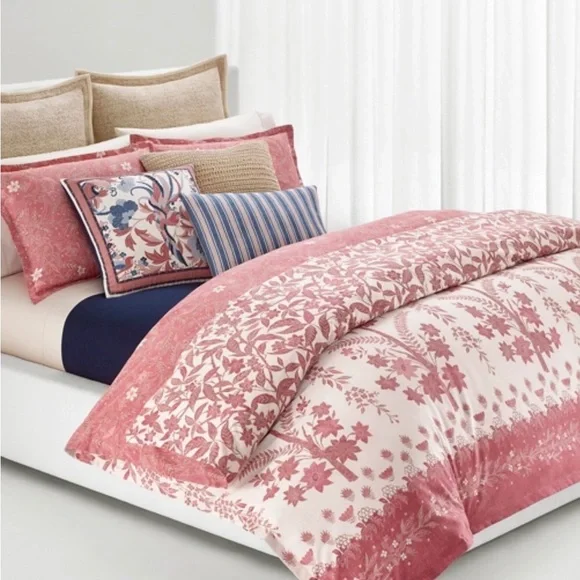 5 Pc Set Lauren Ralph Lauren Isla King Duvet Cover Set Isla Texture Euro Shams