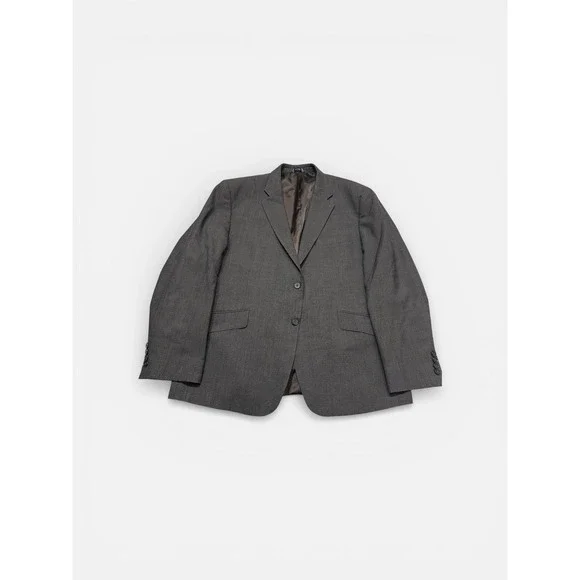 Nautica Men's Blazer 44S Grayish Brownish 100% Wool 2 Button‎ Italy Sport Coat