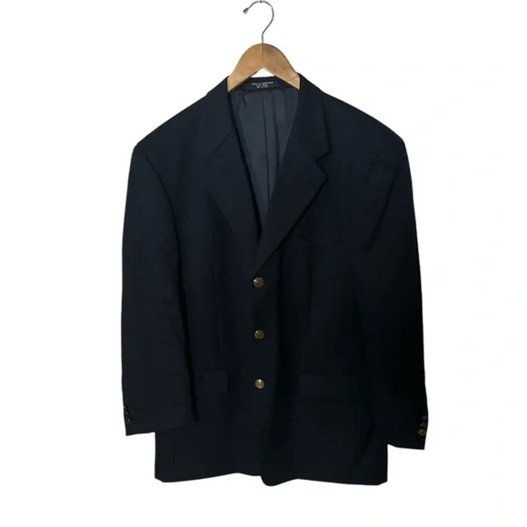 Jones New York Navy Blue Blazer Jacket Like New sz 42R