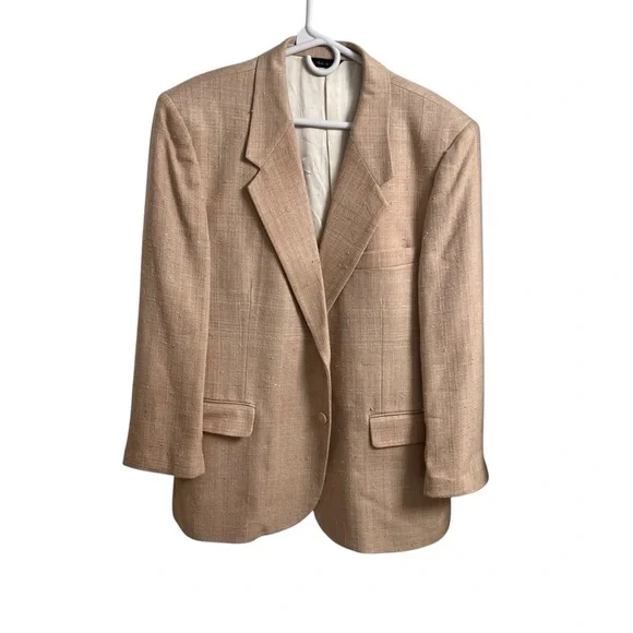 Men  silk suit jacket in like new condition
