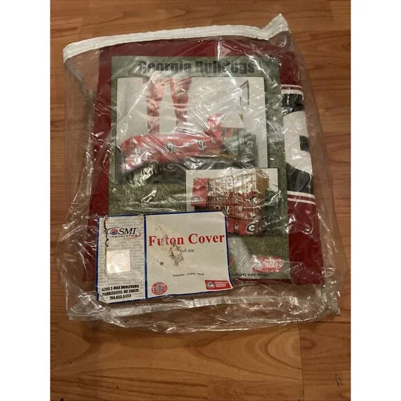 Georgia Bulldogs Futon Cover - Full Size fits 6 and 8 inch mats Multicolor