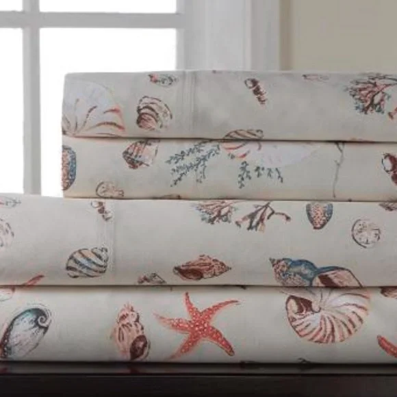 NEW 100% Cotton Oceanside Duvet cover Set TWIN Mermaid Under Sea, Beach …