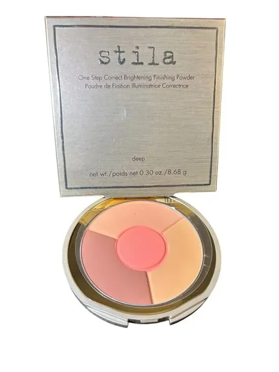 Stila Brightening Finishing Powder Deep | Color Corrects, Blurs & Sets Makeup
