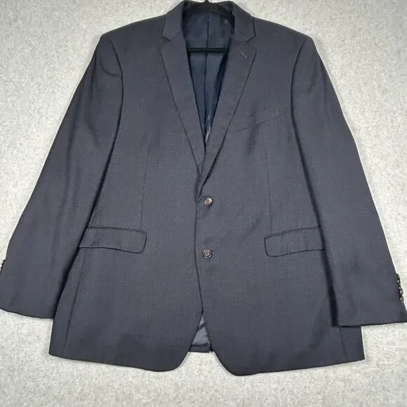 Ralph‎ Ralph Lauren Luxury Navy Blue Men's Blazer 100% Wool 48R EUC