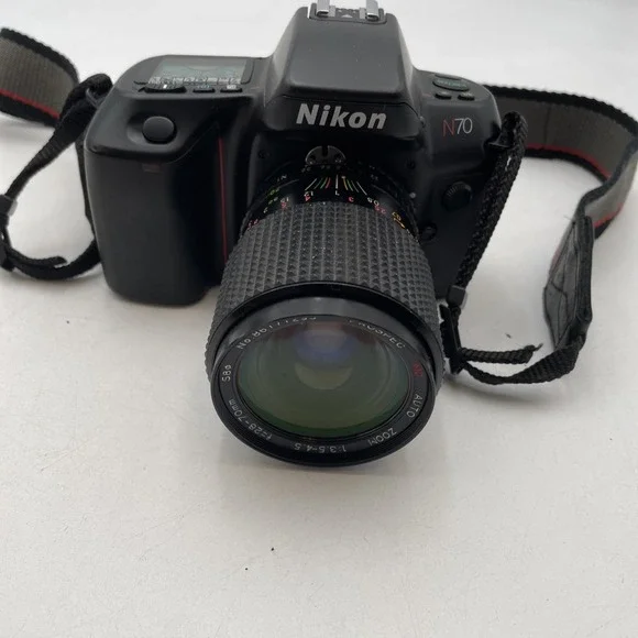 Nikon N70 35mm Film Camera & Prospec AF 28-70mm Zoom Lens + Strap + Case  TESTED