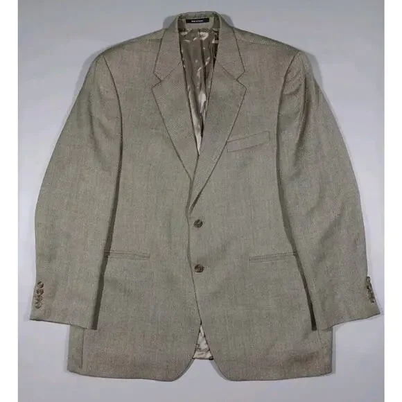 Chaps Blazer Mens 46 T Brown‎ New Wool Vintage Made In Canada