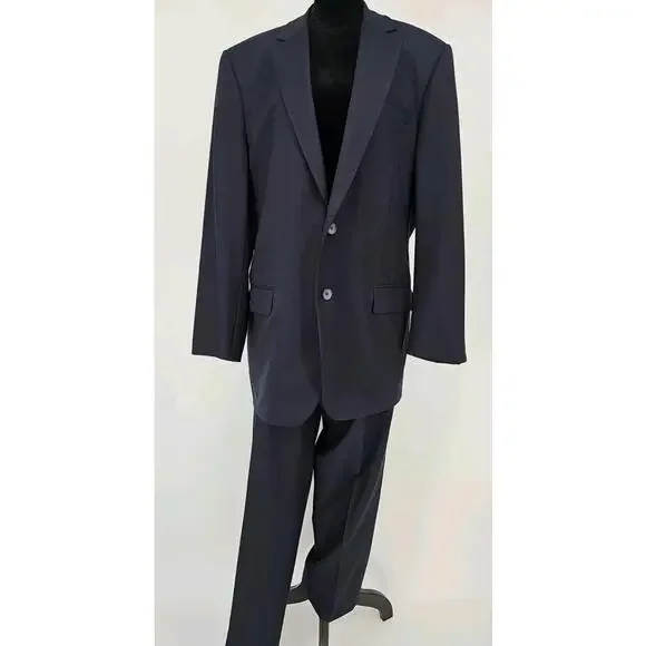 Brooks Brothers Golden‎ Fleece Suit Navy Fitzgerald Vitale Barberis Canonico