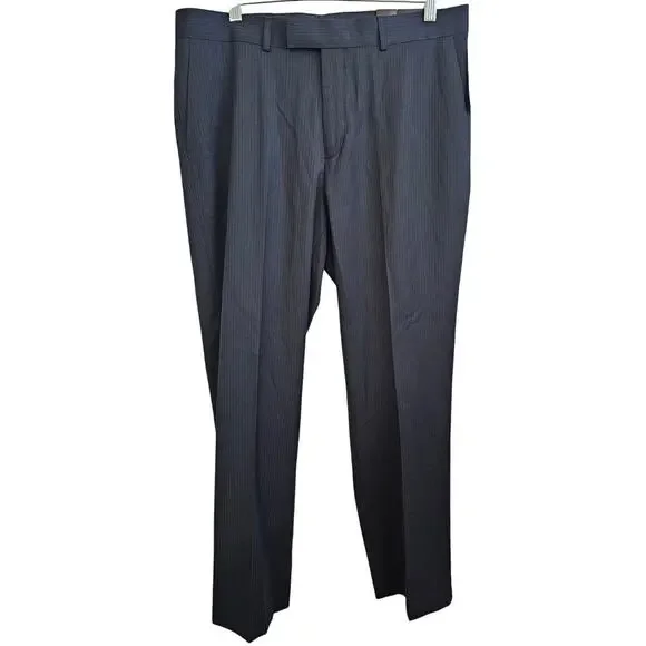 NWT INC International Concepts Men's Black Dress Pant Trousers W34 L30